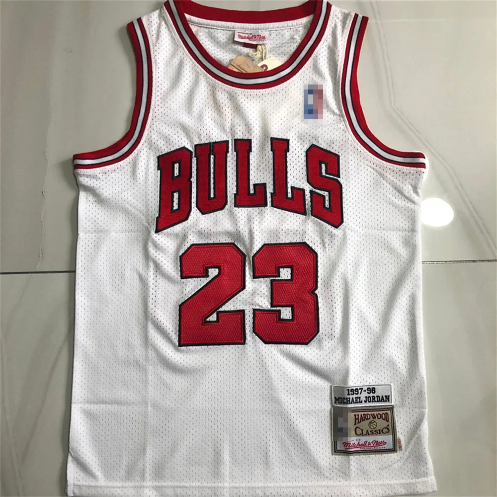 2022 Bulls #23 #91 Джерси Jor-dan Высококачественная полностью вышитая баскетбольная для мужчин ретро издание