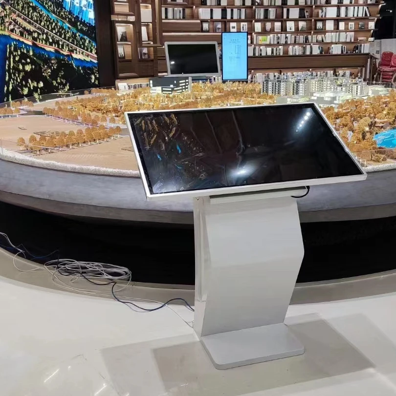 Miniature model of urban building sewage treatment, architect constructs solid model,  school, hospital building scale model