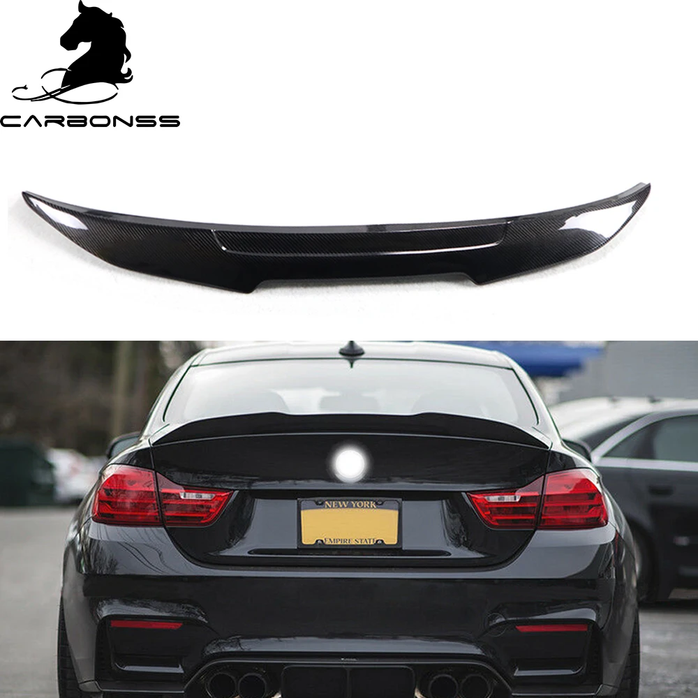 PSM Тип багажник Ducktail спойлер из углеродного волокна задний спойлер автомобиля для BMW F82 M4