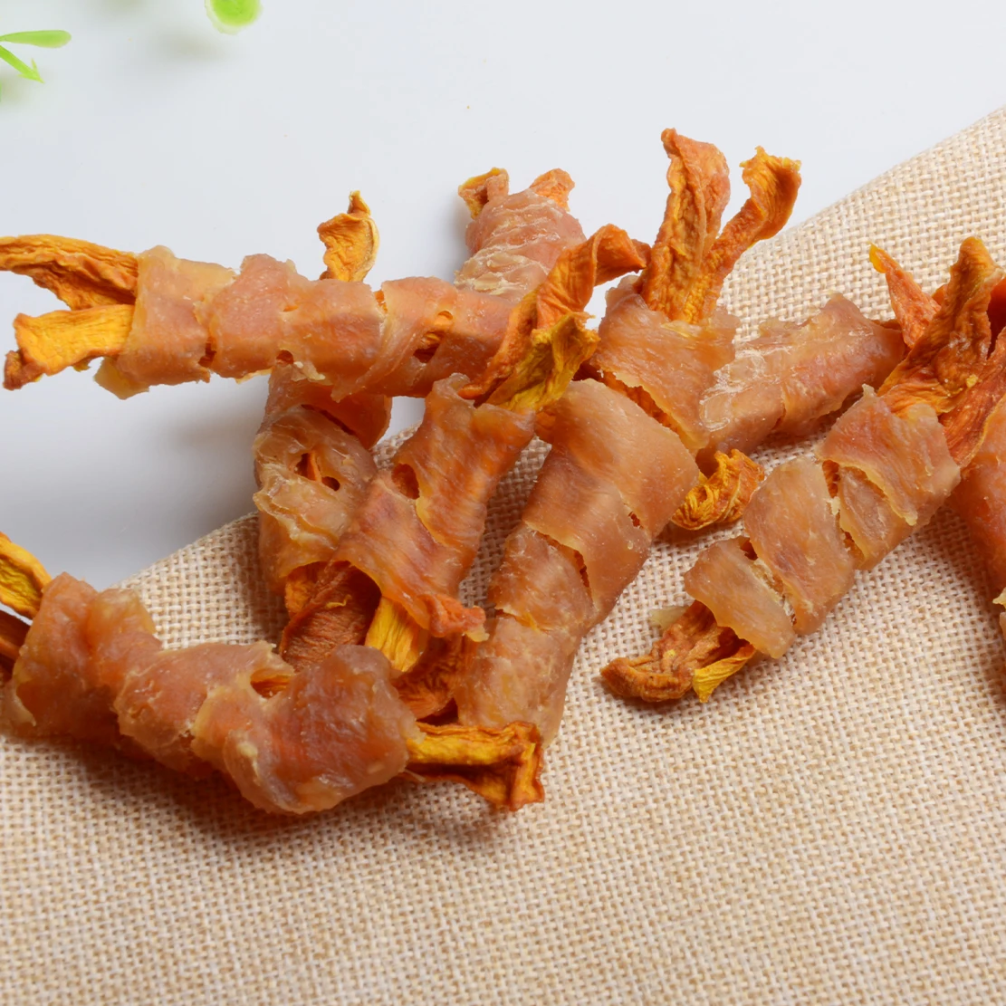 OEM корм для домашних животных Овощная серия морковь закуска собак собачьи закуски богатые витаминами куриная пленка