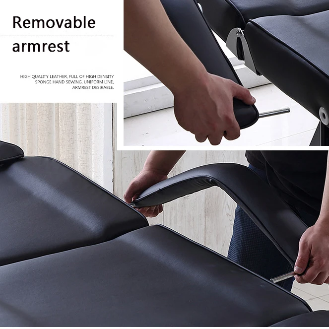Pvc Massage Tables & Bed Multi-function Beauty Salon Furniture Portable Foldable Eyelash Facial Tattoo  SPA