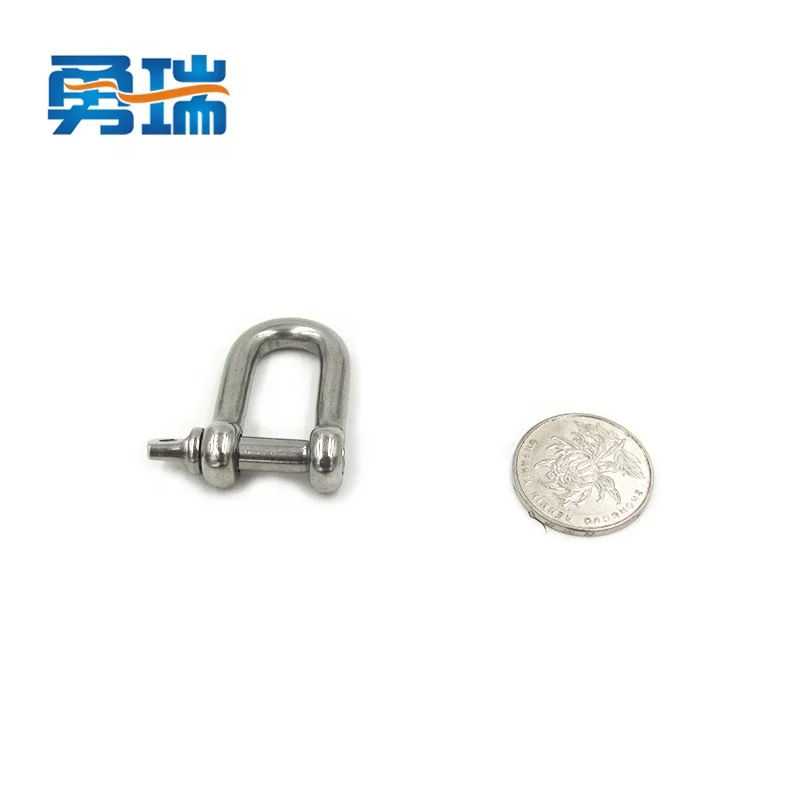 304 stainless steel shackles D-shaped M4-M38  DEE SHACKLES