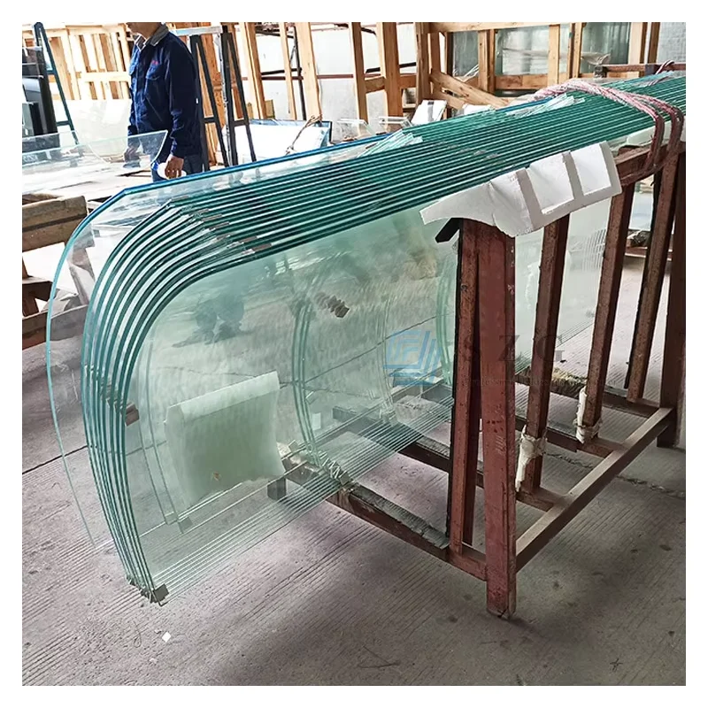 Pvb Sgp Tempered Laminated Glass Clear Toughened Flat Curved 12124 2152mm