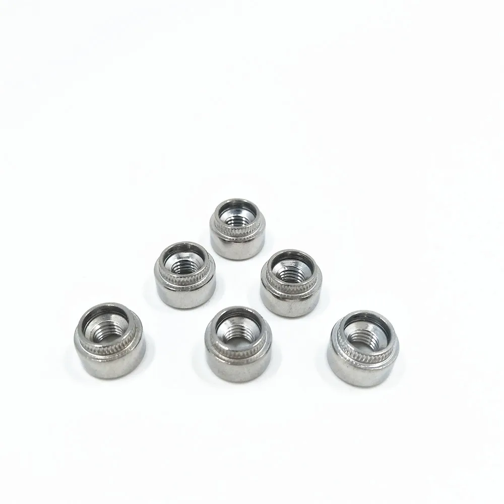 stainless steel PEM standard Z, ZS, NZ, NZS Knurled Head Self Clinching press fit nuts