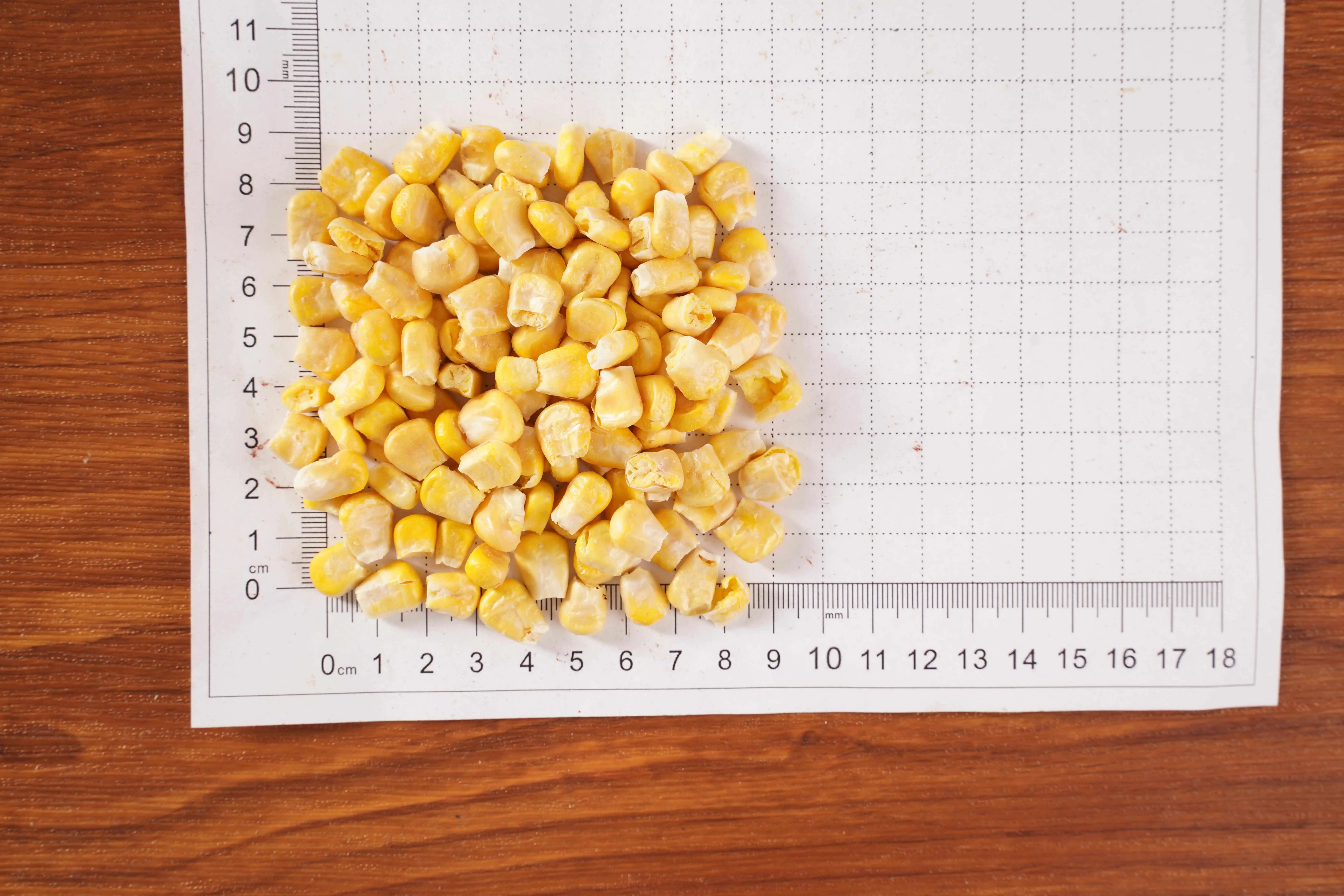 Professional Factory Wholesale Bulk  New Season Freeze Dried Sweet Corn Kernel  High Quality Pure Natural  Yellow Corn