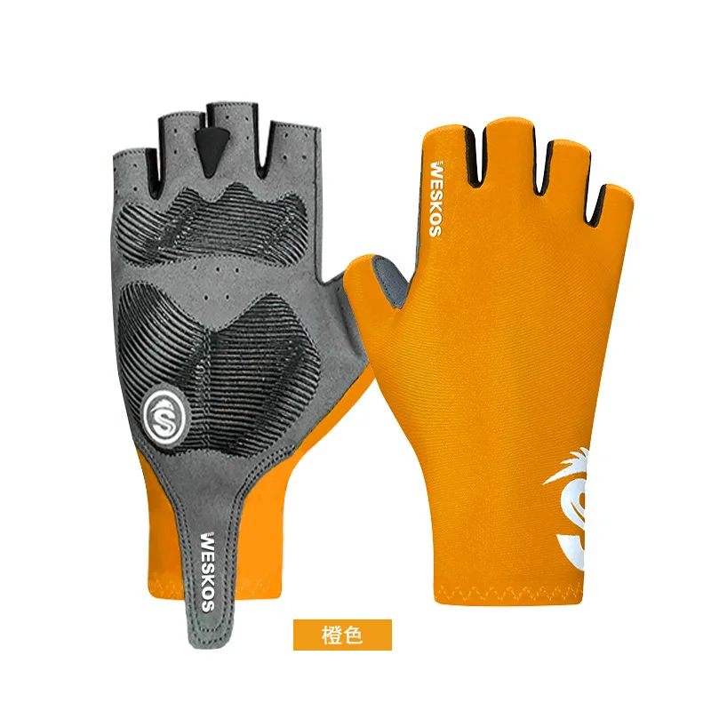 Outdoor sports summer bicycle riding sunscreen half-finger gloves breathable non-slip anti-shock mountain bike spot wholesale