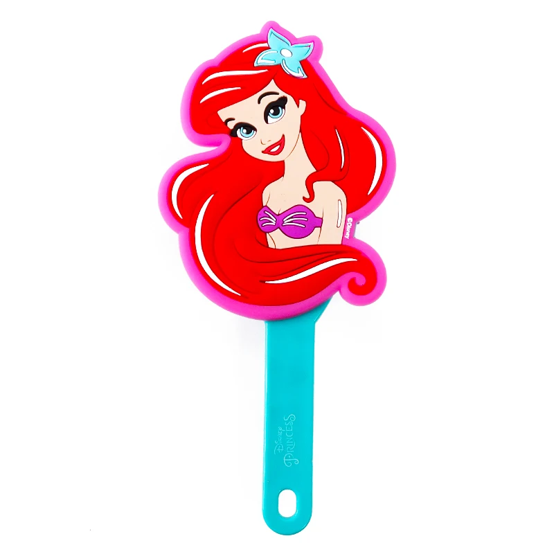 Модная красивая Роскошная пластиковая расческа для волос с рисунком Русалочки