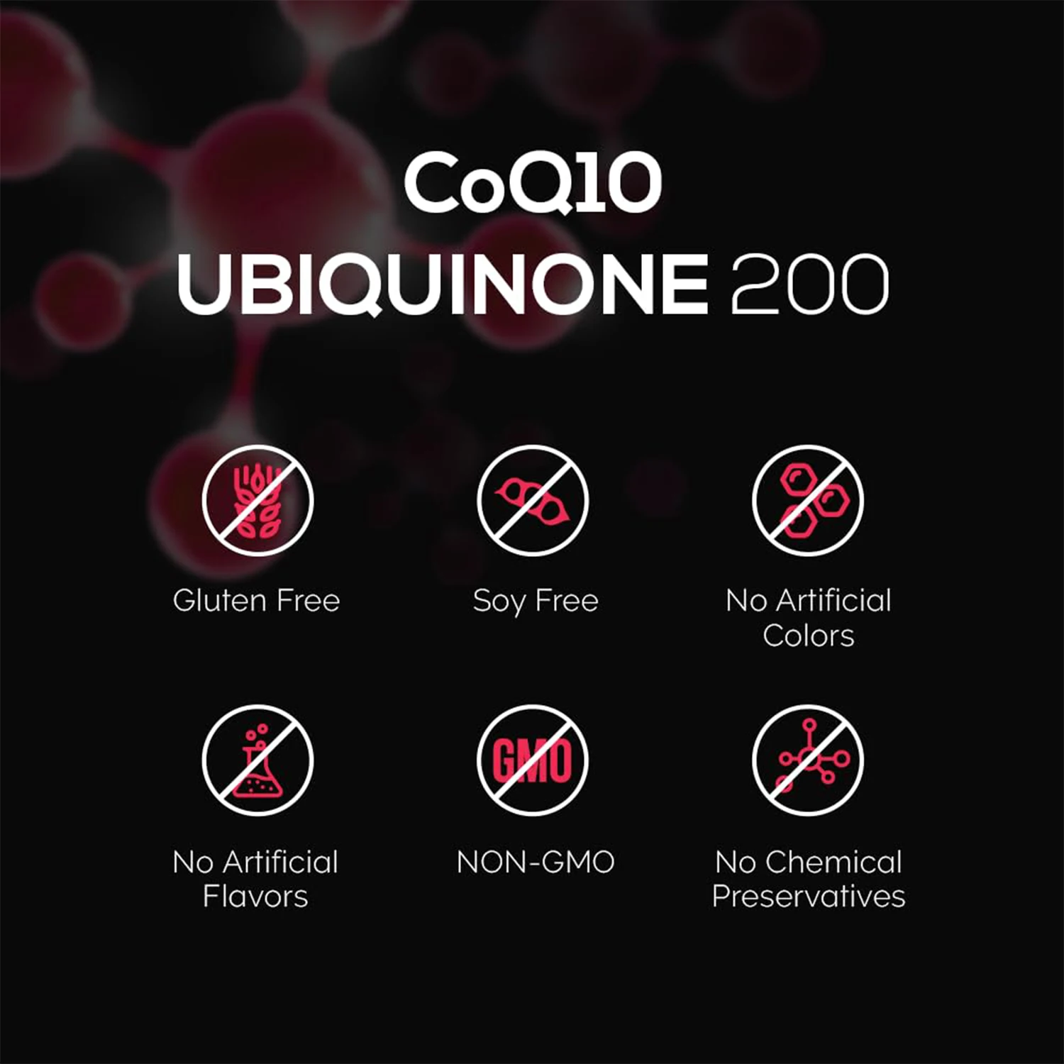 OEM Коэнзим Q10 (COQ-10) твердые капсулы мощный антиоксидант CO для поддержания здоровья сердца