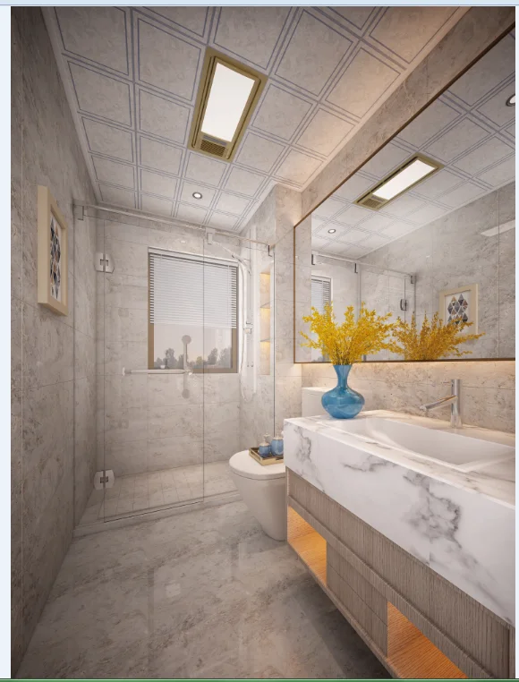 Anti-rust moisture proof ceiling tile for Kitchen and bathroom decoration