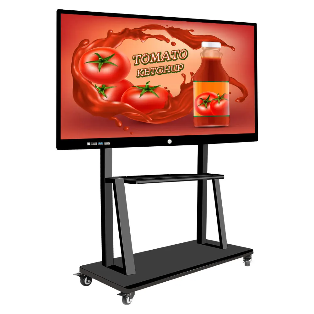 
100 86 84 inch Computer finger teaching all in one manufacturer lcd interactive whiteboard 