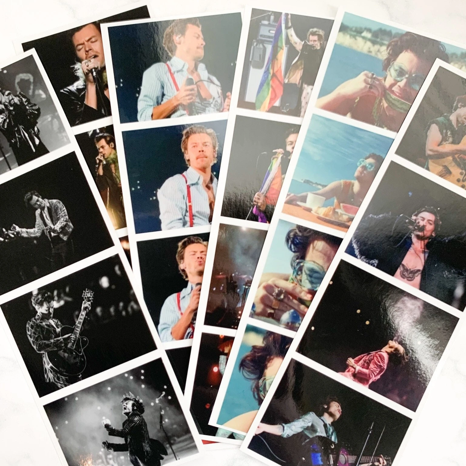 Оптовая продажа прозрачный фотоальбом Kpop на заказ изображения одно направление Закладка карточка фото-полоски для