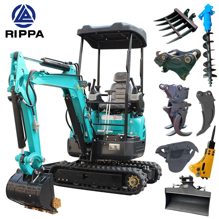 Factory New 360 1 Ton Small Mini Digger Bagger Mini Excavators For Sale Prices