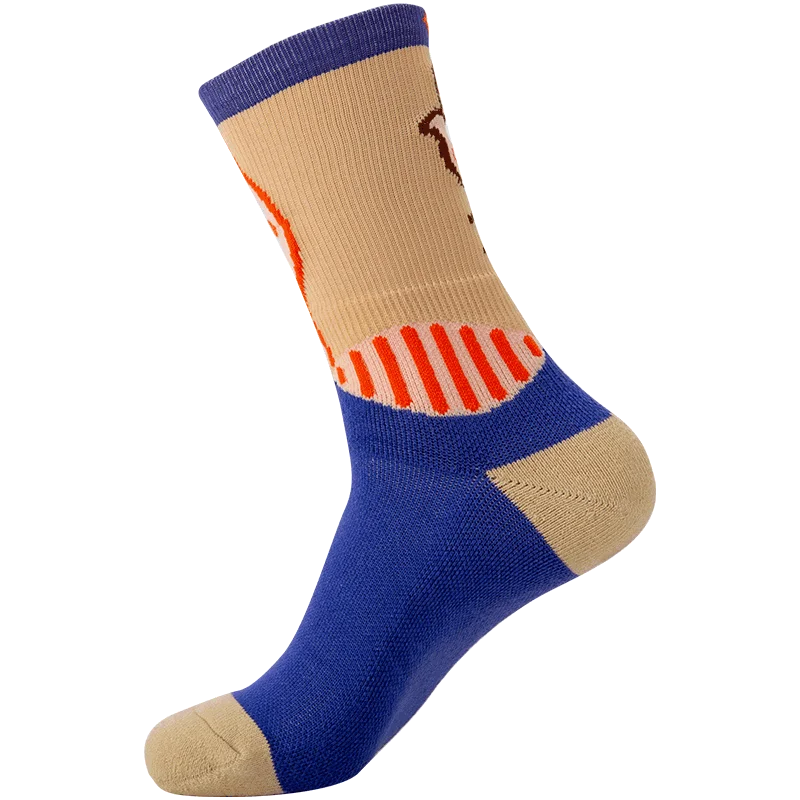 
Multi Color Sports Socks Unisex Basketball Socks 