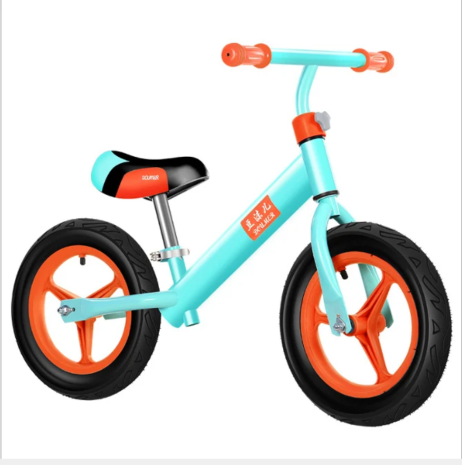 Легкий, детское платье из двух-развала-схождения (балансировки велосипеды Non-педаль слайд велосипед 12-дюймовый детские велосипеды