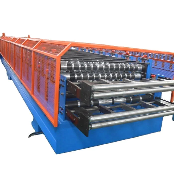 0.3-0.8mm Thickness Double Layer Roof Panel Roll Forming PV4 and Corrugated Metal Sheet Roll Forming Machine
