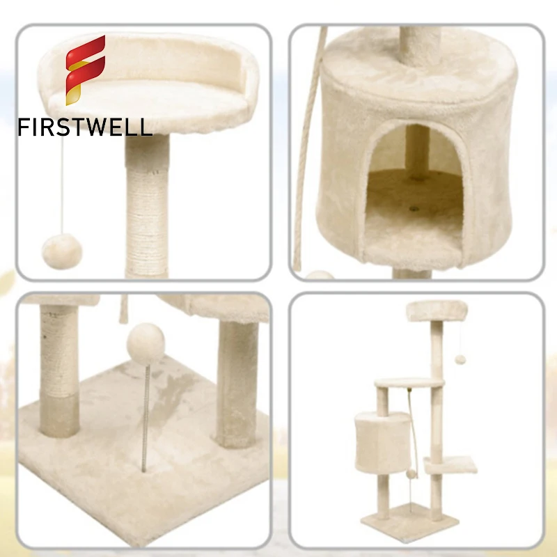 Высококачественные деревянные кошачьи деревья, Когтеточка для кошек, услуги прямой поставки
