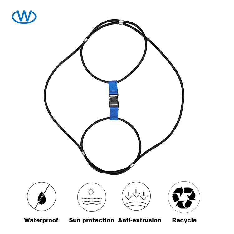 Outside Mobile Embedded External Universal Outdoor Trash Can Safety Lid Locked Trash Can Lock