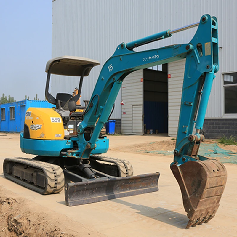 Japanese Used Kobelco SK55 5 ton 6 ton 10 ton Small Excavator at Low Working Hours