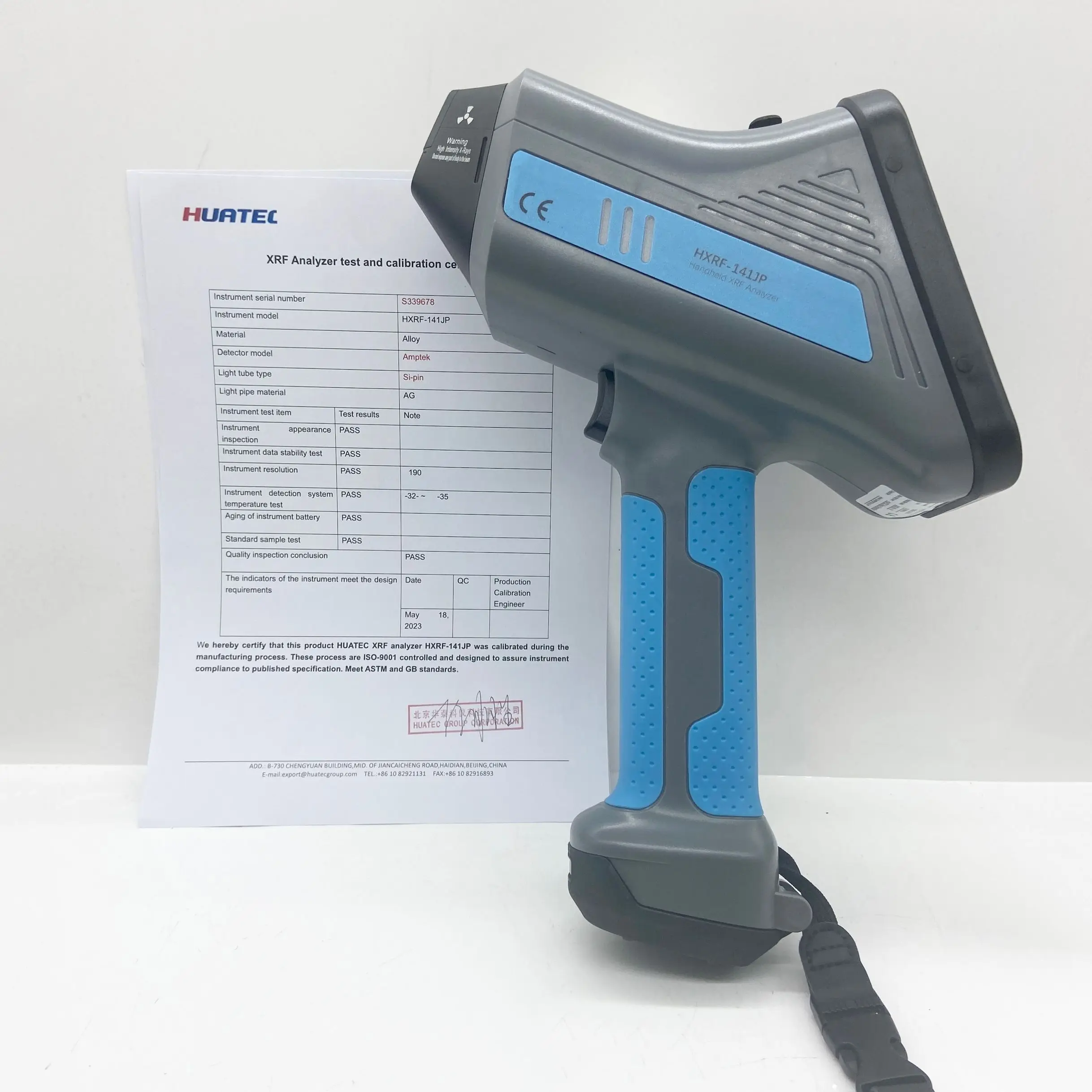 HXRF-141JP анализатор сплава PMI и измерение толщины покрытия с помощью спектрометра камеры