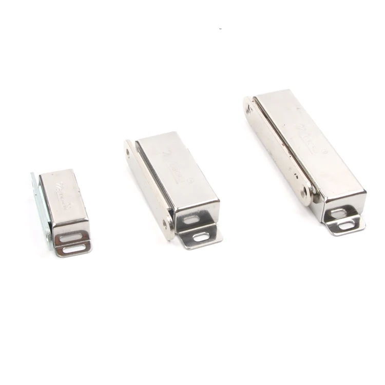 Stainless Steel Magnetic Cabinet Door Catch Closet Catches  Strong Magnetic Furniture Latch