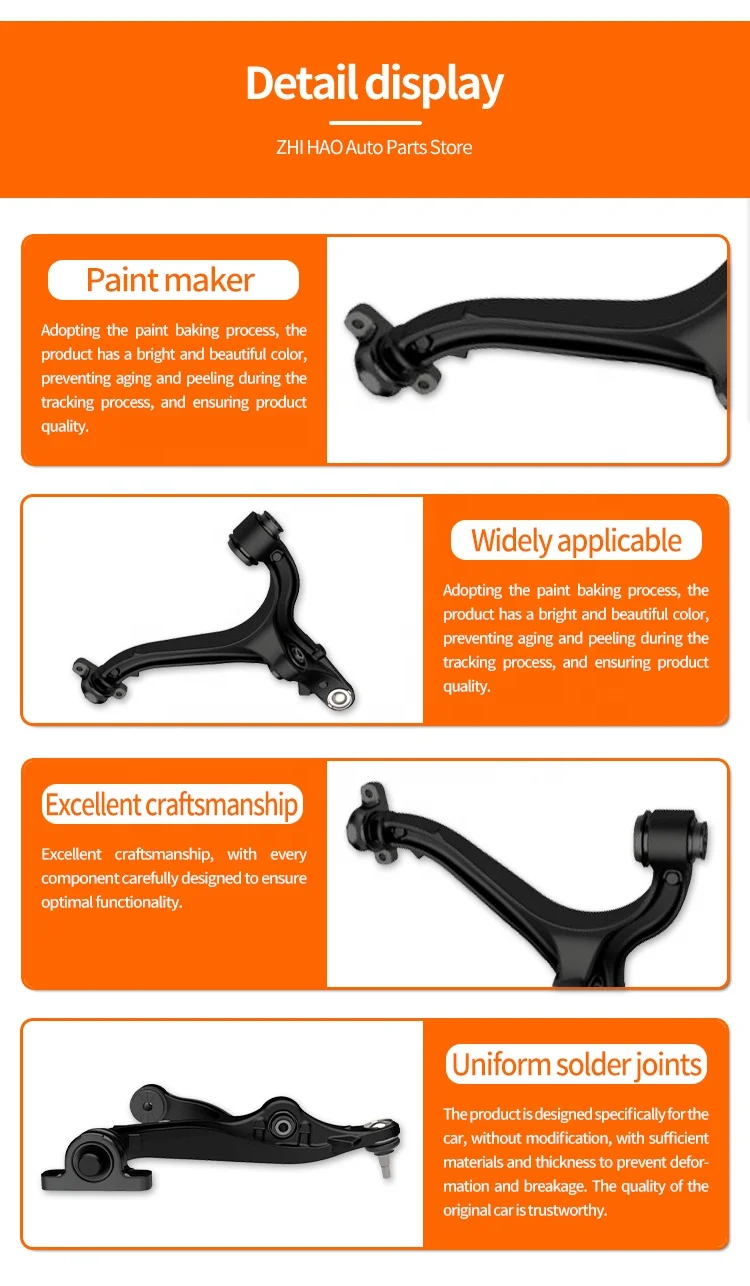 Auto Parts Left and right front lower control arms for Jeep Grand Cherokee commander 52089980AI 51201447R RK621374 5208998AI