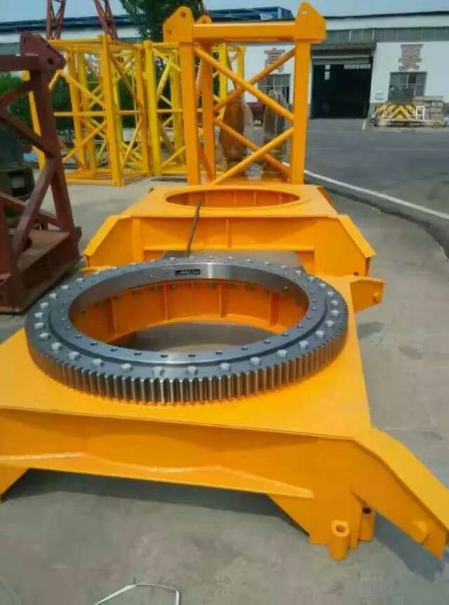 HYCM China popular 56m jib 6tons QTZ5612 model tower crane selling from manufacturer