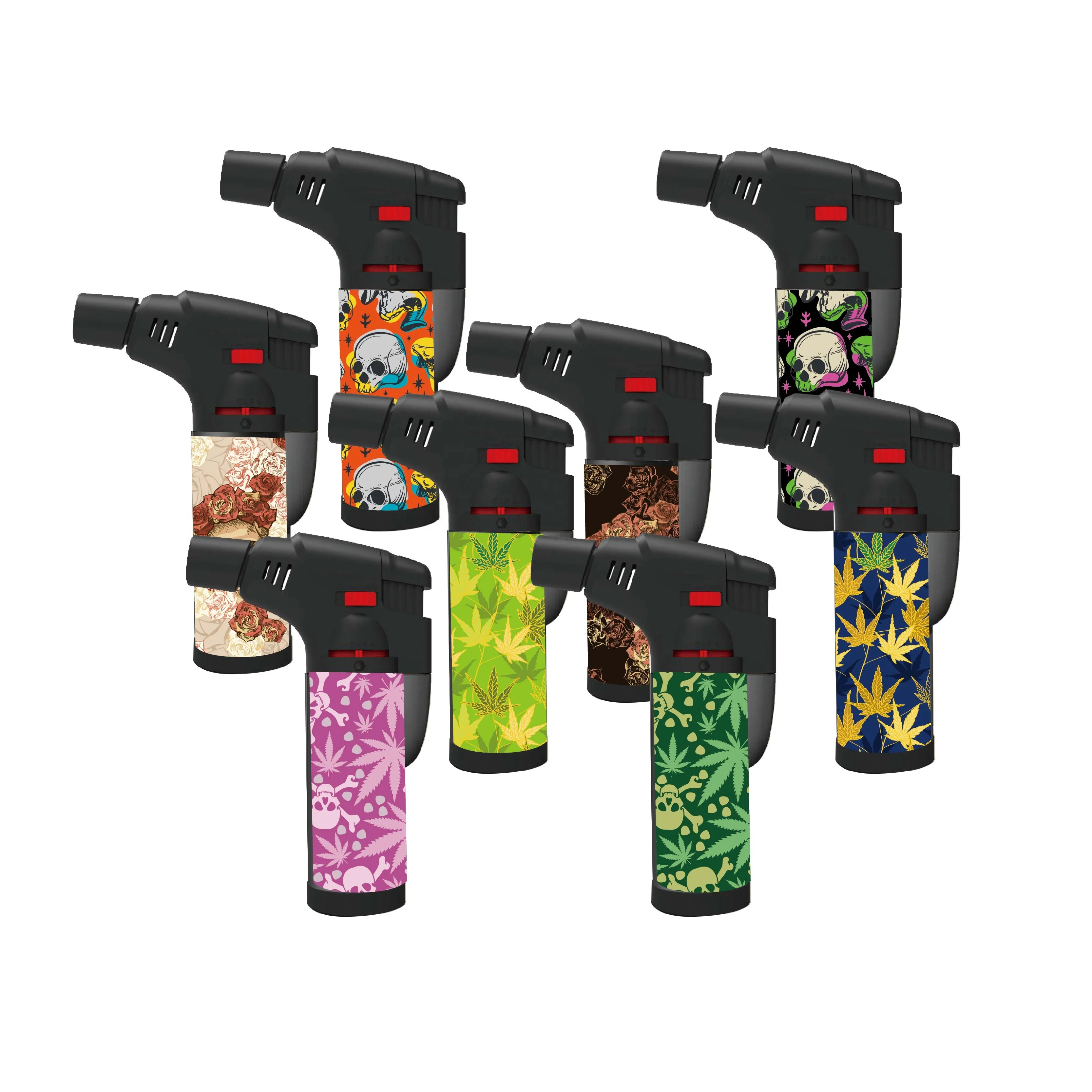 
Portable Micro Welding Cooking Gun Shaped Lighter Butane Gas Blow Torch Burner 