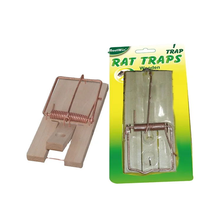 Wholesale Pest Control Outdoor Reusable Wooden Mouse Traps Live Trap for Home Garden Use