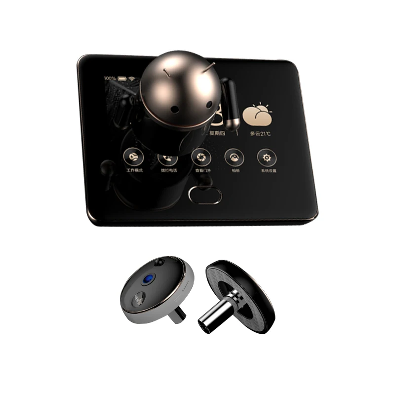 Главная Безопасность смарт-Видео дверной телефон беспроводной Wifi дверной Звонок камера