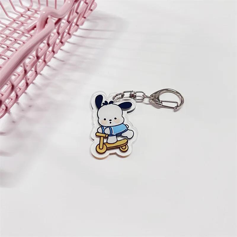 TLB Custom Acrylic Keyring Double Side High Penetration Acrylic Keychain Custom Diy Image Keychain Pendant School BagAccessories