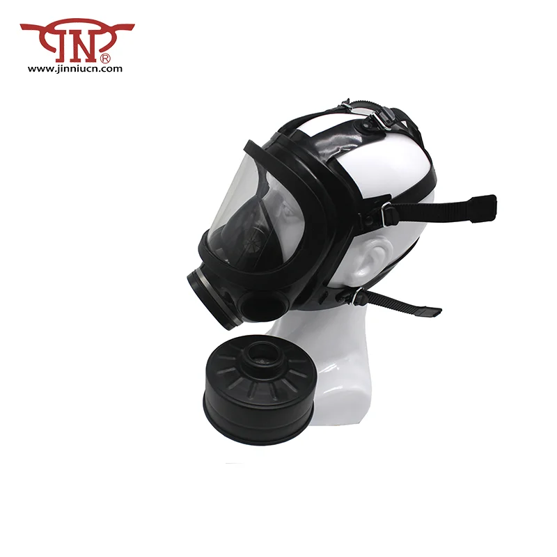 Wholesale Tactical Black Masque A Gaz Gas Mask With Filter Respirator Silicone Full Face Half Chemical Toxic Gas Mask