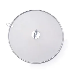 High quality kitchen Metal round mesh cover cooking pot splatter screen flying pan cover KF510024