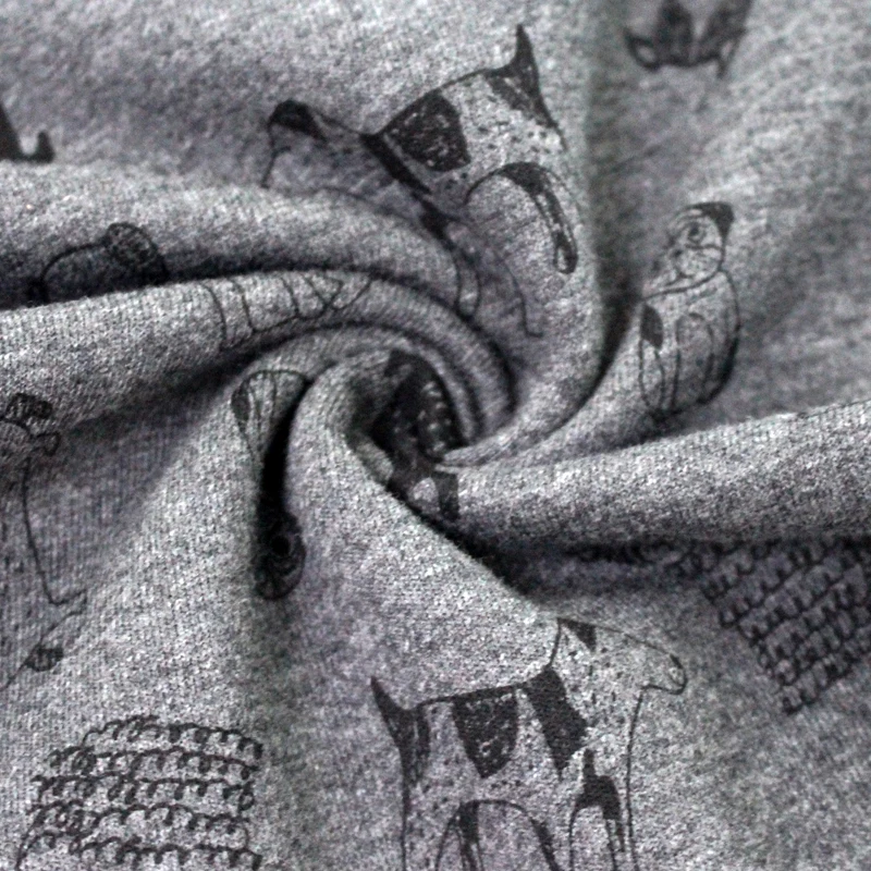 free sample 100% cotton printed terry wicking organic cotton knit fabric for baby clothing garment