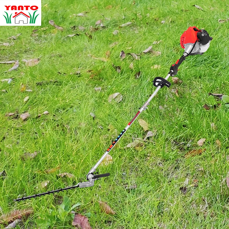 CGM5200-TB 52CC 2-Cycle Petrol Powered Multi-Function Grass Trimmer Kit String Trimmer Gasoline Brush Cutter for Home Garden Y