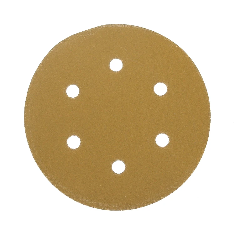 Yellow sand White corundum Aluminum Oxide dry grinding 5-inch Abrasives sandpaper disc