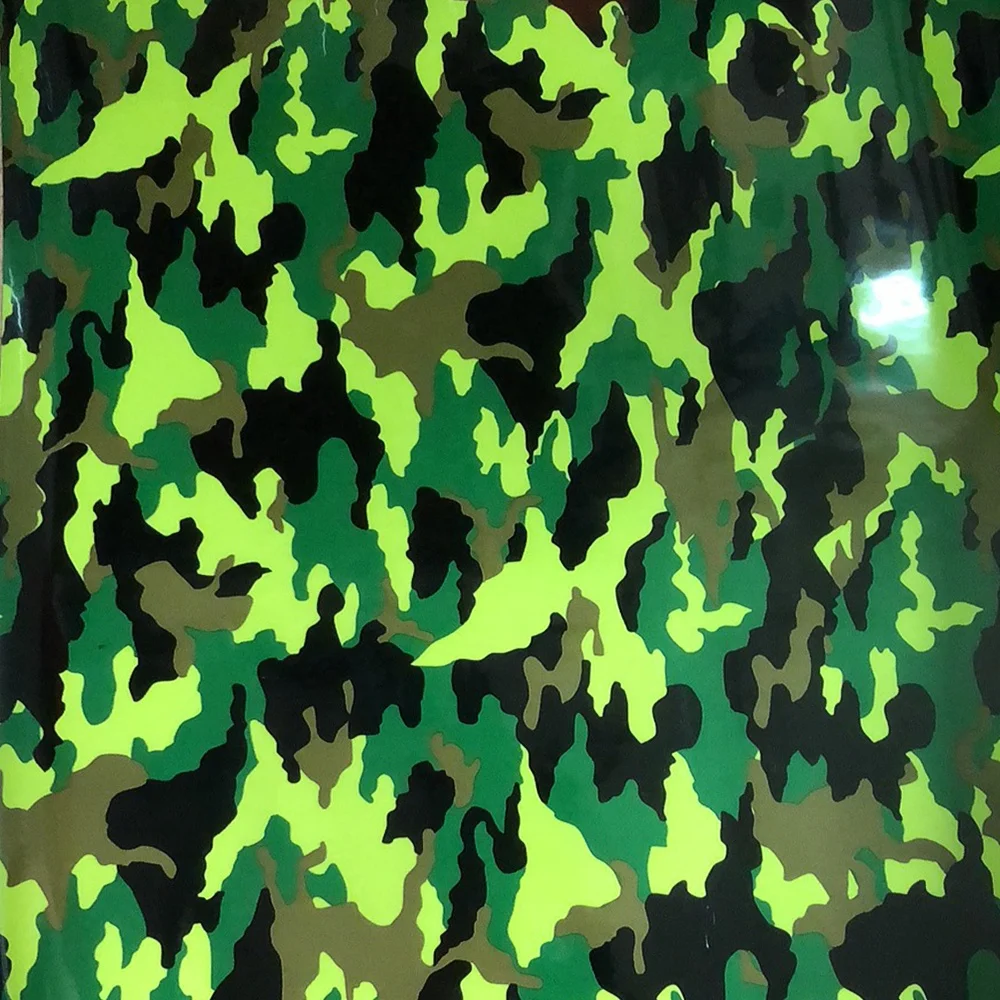 Горячая продажа Новая модная пленка камуфляж теплопередача Винил Flex для одежды