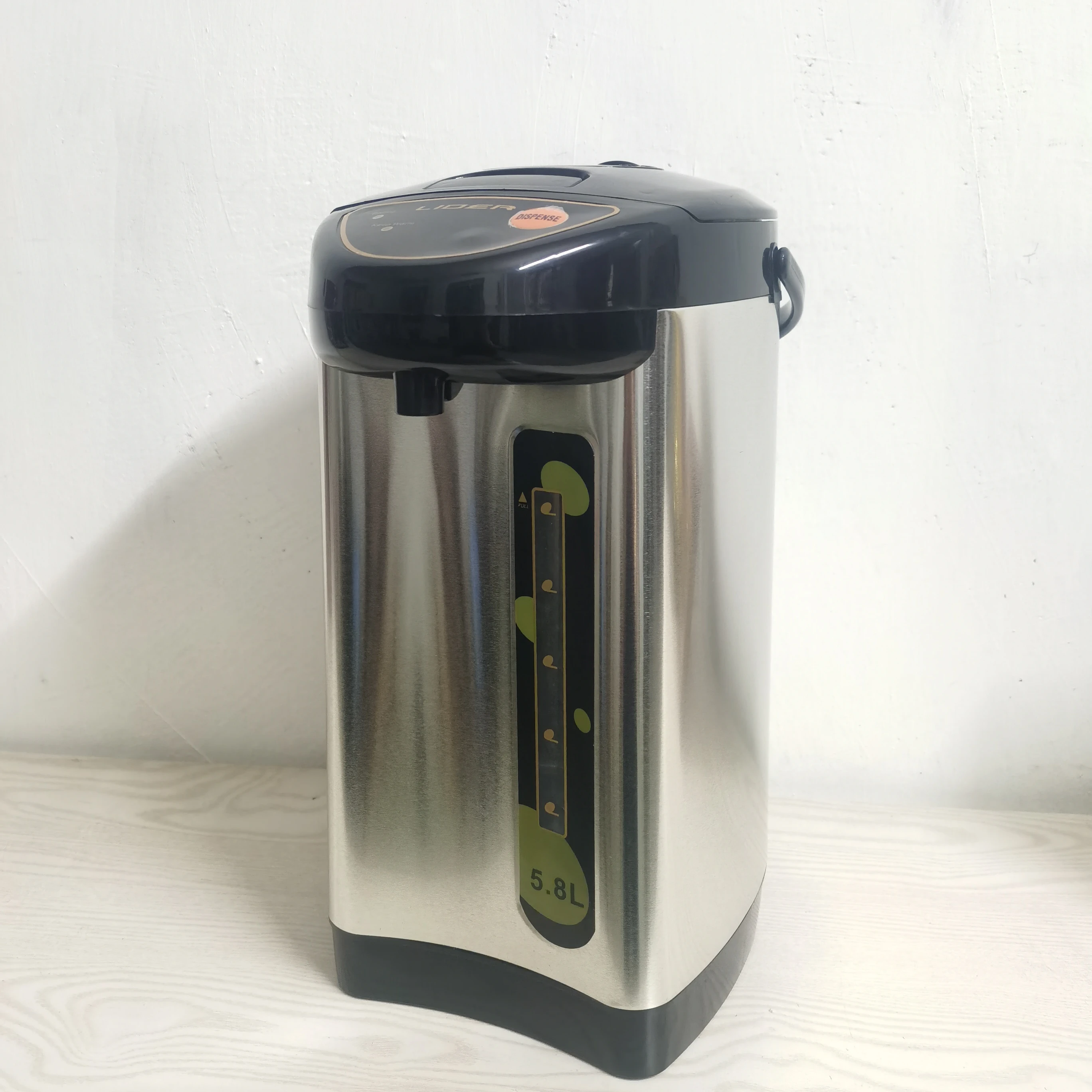 water supply sterilization coffee maker with 3 ways of dispensing  with reboil and keep warm  function  electric thermo pot