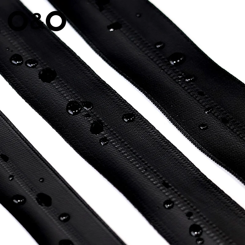 O&O - Customize Luxury Zipper Nylon 3# Invisible Cheap Zippers TPU PU PVC Waterproof Zipper for  Outdoor Clothing Backpacks