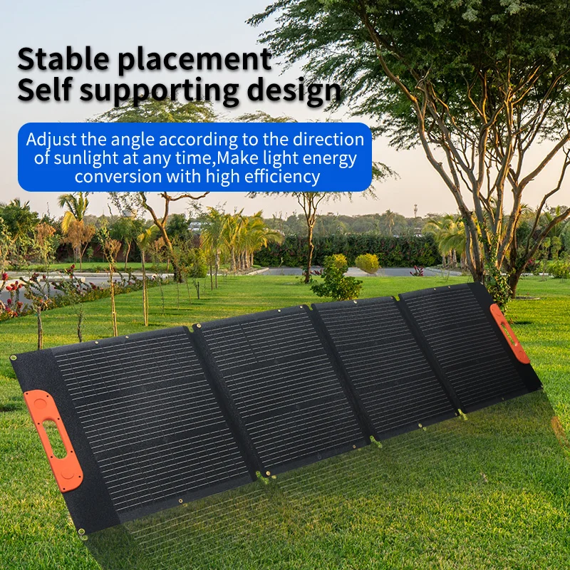 mini foldable solar panel 200w solar panel monocrystalline paneles solares For Outdoor/Camping