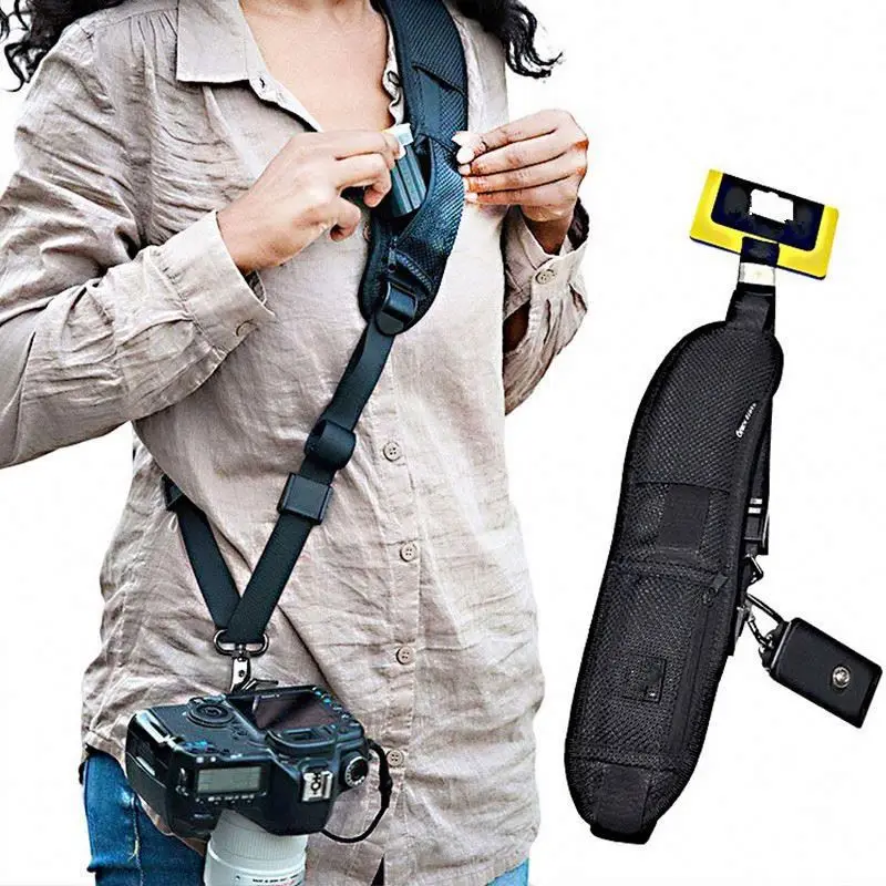 
New Portable Shoulder Camera Strap for Digital SLR Camera Canon Nikon Sonys Quick Rapid camera accessories Neck Strap Belt 