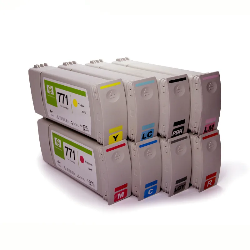 Supercolor For HP 771 Reborned Ink Cartridges With Pigment Ink For HP z6200 z6600 z6800 Printers