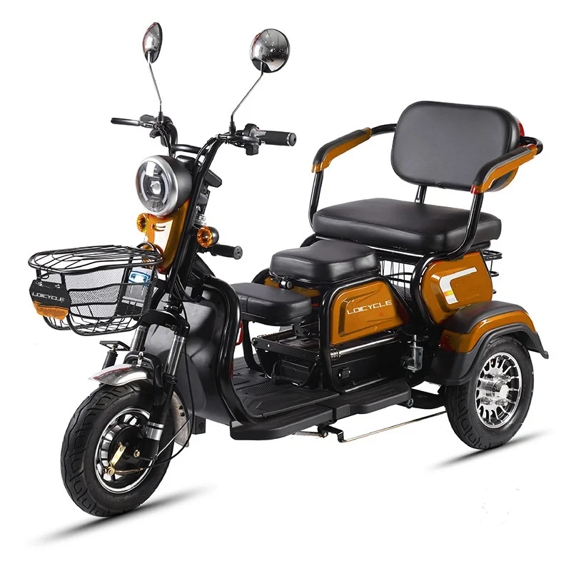 Wholesale New style high quality Electric Tricycle e bike Three-Wheeler for Adult