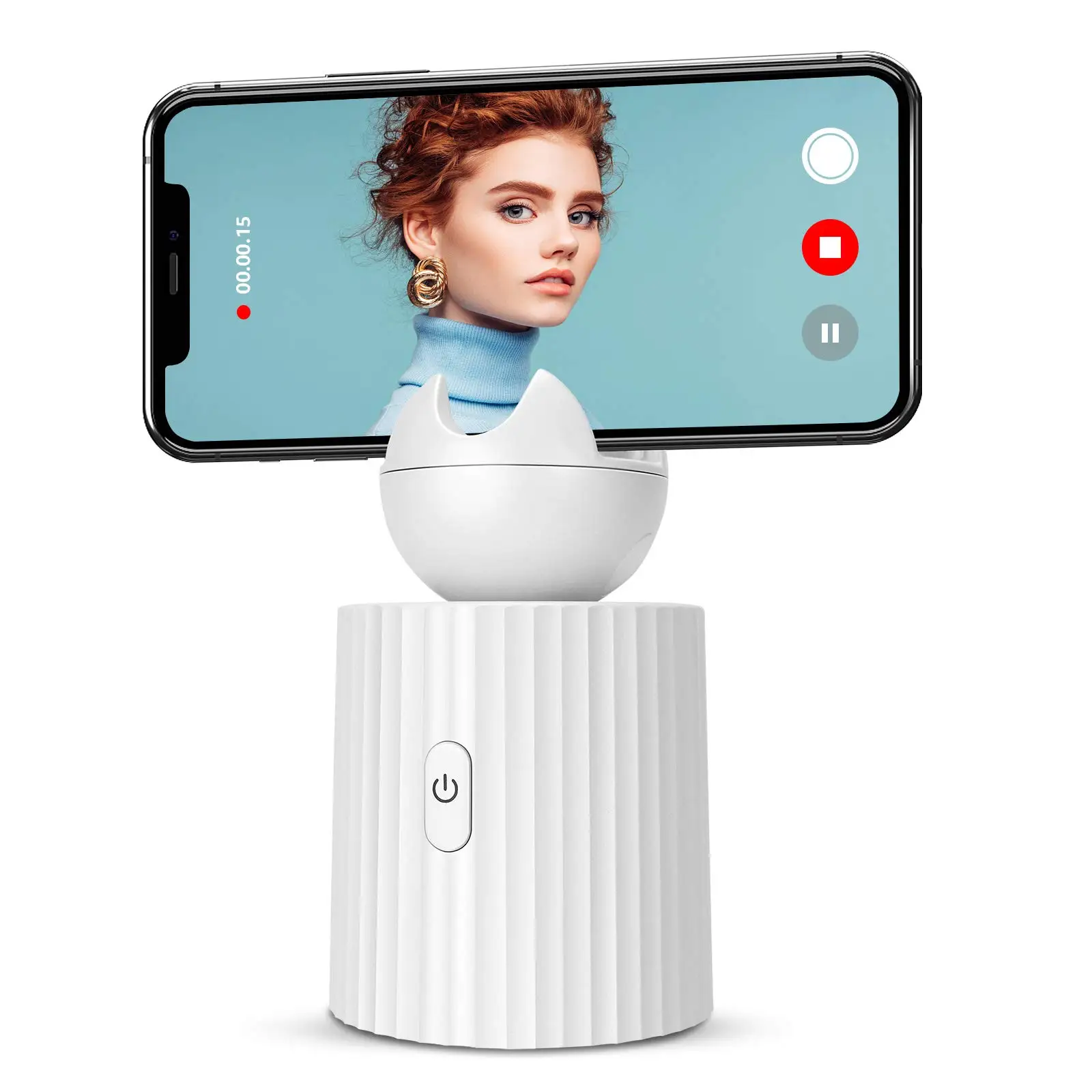 Capture Genie Golf Smart Gimbals Stabilizer 360  Rotation Auto Face Object Tracking Camera Mount