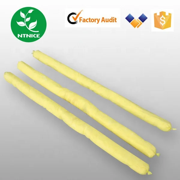 High Quality Chemical Absorbent Sock 7.6cm*120cm for Spill Solution