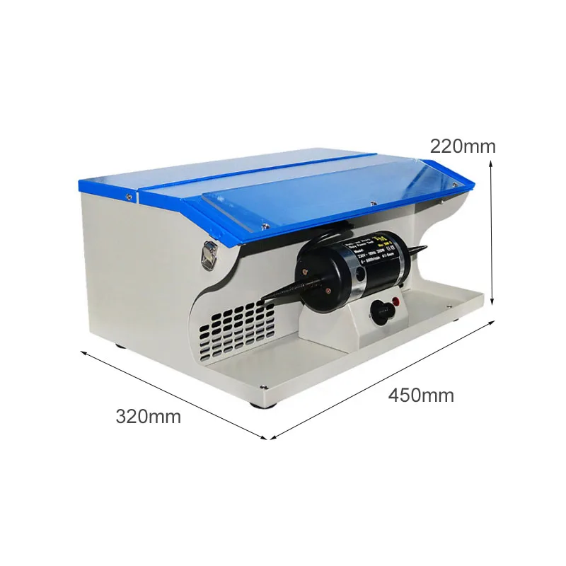 Jewelry polishing tool high polishing jewelry machine cloth wheel silver desktop jewelry vacuum polishing machine