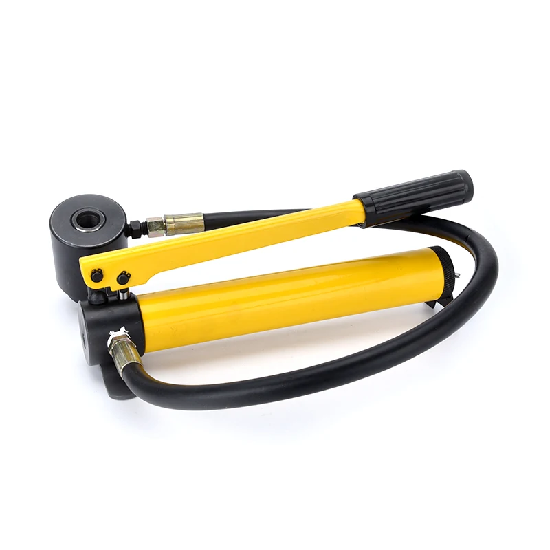 Hydraulic hole making press machine for making holes