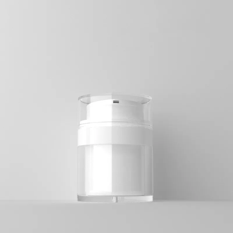 Hot Selling Vacuum Plastic Containers Airless Acrylic Jars for Cosmetic Packaging