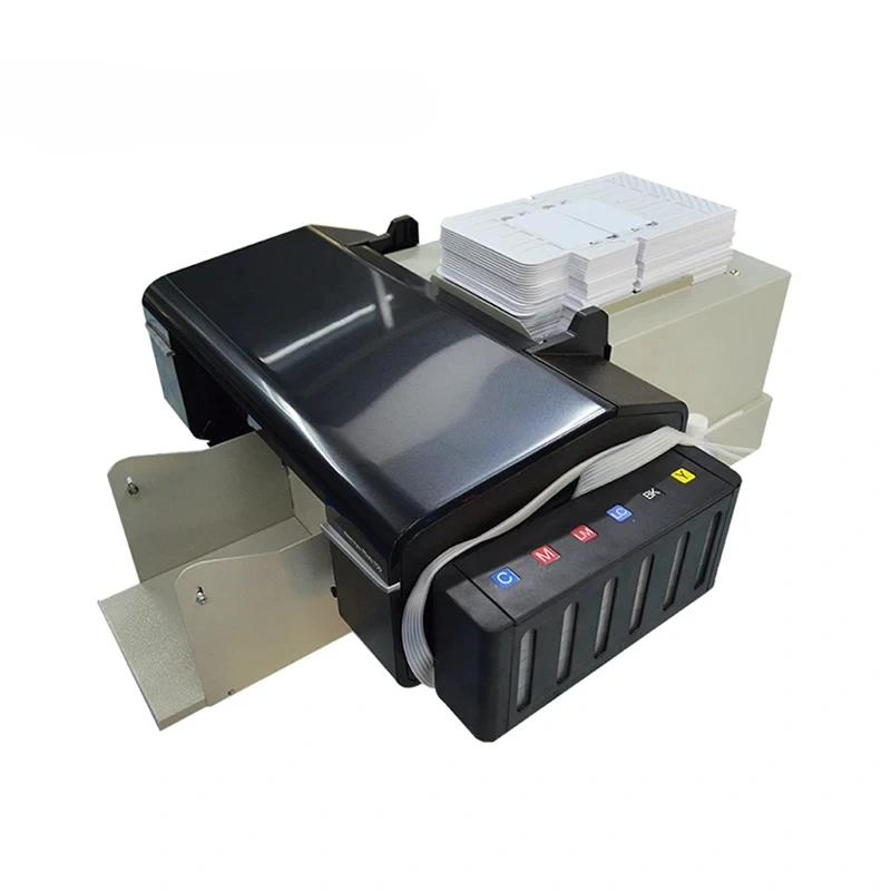 L800 L805 for Epson Inkjet PVC Card Printer Single Sided Plastic ID Card Printer Digital Business Card Printer