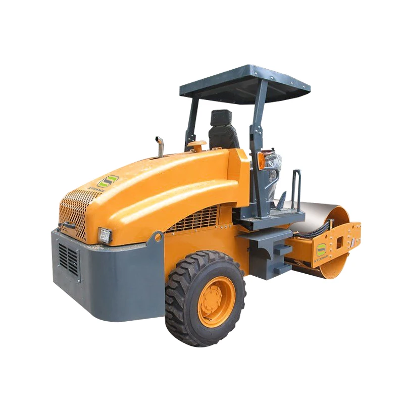 Durable Road Roller with 6 Ton Capacity and Rubber Damper