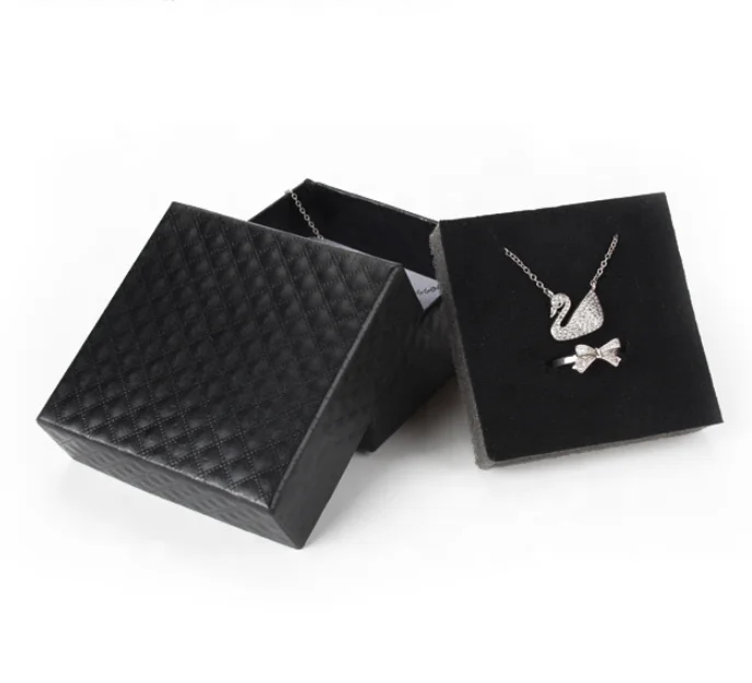 Spot wholesale custom jewelry packaging necklace bracelet ring earrings paper packing box
